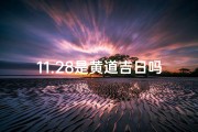 11.28是黄道吉日吗