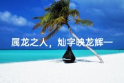 属龙之人，灿字映龙辉——探寻灿字的独特寓意