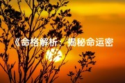 《命格解析：揭秘命运密码的详细分析之道》