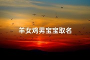 羊女鸡男宝宝取名