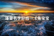 瑾萱名字好吗—《兔宝宝取名瑾萱，寓意美好吉祥》