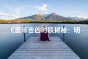 《鼠年吉凶时辰揭秘：明日运势大解析》