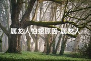 属龙人怕蛇原因-属龙人胆大心细：鬼神难挡，无畏挑战