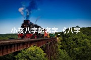 小孩八字起名字_《八字奥秘：为小孩起名的艺术之旅》