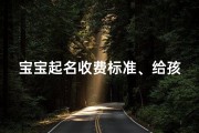 宝宝起名收费标准、给孩子起名，价格几何？