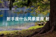 射手座什么风象星座_射手座：骨子里自带风的自由灵魂