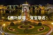 《魏叶联姻，宝宝取名：魏叶欣怡，寓意美好未来》