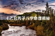 《乙丑丙子八字命理揭秘：运势解析与人生指引》