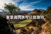 家里调风水可以挂旗吗,水风,家里可以挂五星红旗吗？