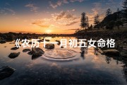 《农历十一月初五女命格：揭秘独特命运之谜》