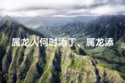 属龙人何时添丁、属龙添丁喜临门：龙年新生命降临