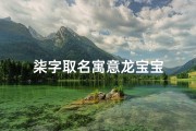 柒字取名寓意龙宝宝