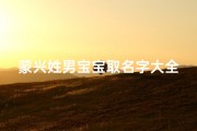 蒙兴姓男宝宝取名字大全(带兴字的男孩名字怎么取)