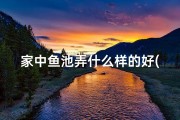 家中鱼池弄什么样的好(家庭鱼池风水重要吗？揭秘家居风水之道)