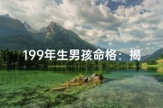 199年生男孩命格：揭秘独特命运轨迹