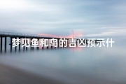 梦见鱼和鸟的吉凶预示什么;《梦境解析：鱼鸟现形，吉凶预兆揭秘》