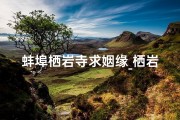 蚌埠栖岩寺求姻缘_栖岩寺求签：探寻蚌埠古寺神秘缘分