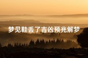 梦见鞋丢了吉凶预兆解梦,梦见鞋丢了吉凶预兆解梦女性