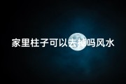 家里柱子可以去掉吗风水—家里柱子可以去掉吗风水好不好