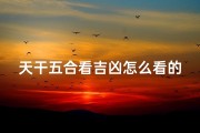 天干五合看吉凶怎么看的_天干五合有哪些条件