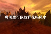 房间里可以放鲜花吗风水