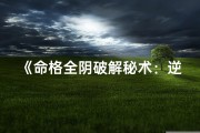 《命格全阴破解秘术：逆转命运之道》