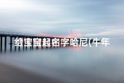 给宝宝起名字哈尼(牛年男宝宝起小名有哪些 )