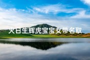 火日生辉虎宝宝女带名取