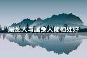 属龙人与属兔人能相处好吗(属龙与属兔相处怎么样)