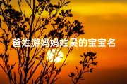 爸姓游妈妈姓吴的宝宝名字-宝宝姓游取什么名字