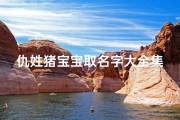 仇姓猪宝宝取名字大全集(猪年出生的仇姓女孩取什么名字好 )