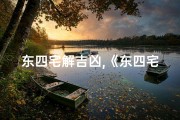 东四宅解吉凶,《东四宅解吉凶：揭秘家居风水奥秘》