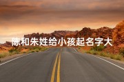 陈和朱姓给小孩起名字大全(姓朱和姓陈的在一起)