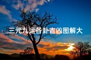 三元九运各卦吉凶图解大全,三元九运是什么卦