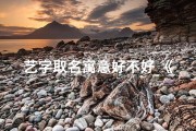 艺字取名寓意好不好_《艺字兔宝宝取名：萌动创意，萌宝新名诞生记》