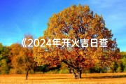 《2024年开火吉日查询表：精准把握良辰吉日》