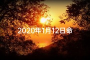 2020年1月12日命格,2020年1月12日什么命
