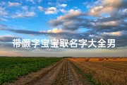 带灏字宝宝取名字大全男(灏字取名男孩有寓意属牛最搭的名字有哪些 )