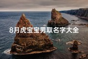 8月虎宝宝男取名字大全(200个吉祥的男孩名字大全,属虎男宝宝的名字大全)