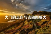 大门的走向与吉凶图解大全、《大门走向吉凶图解大全揭秘》