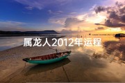 属龙人2012年运程