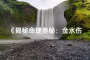 《揭秘命理奥秘：金水伤官格的智慧与运用》