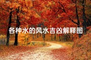 各种水的风水吉凶解释图—《水象风水吉凶解析图鉴大全》