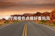 客厅用橙色点缀好看吗风水—客厅橙色背景墙