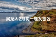 属龙人2月初一理发吉凶：宜否？新年运势揭秘