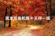 属龙双鱼和属牛天秤—属龙双鱼和属牛天秤配对