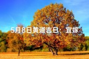 5月8日黄道吉日：宜嫁娶，好运连连吉日选
