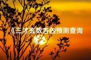 《三才玄数吉凶预测查询宝典》