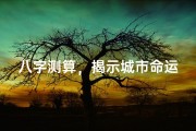 八字测算，揭示城市命运的奥秘