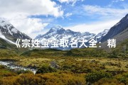 《宗姓宝宝取名大全：精选佳名汇聚一堂》